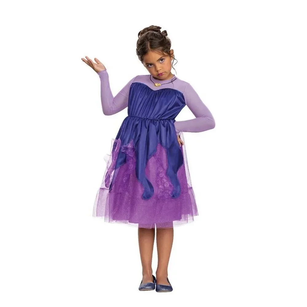 Disney Classic Little Mermaid Ursula Costume Size 10-12